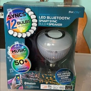 BlueSky LED Bluetooth bulb + speaker